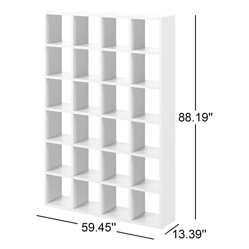 Araeya Bookcase, Pure White