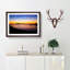 Sunset in Kythnos Greece in Abstract - Picture Frame Graphic Art Print-55723950-55723952