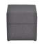 Estep 43cm Wide Square Solid Colour Ottoman with Storage
