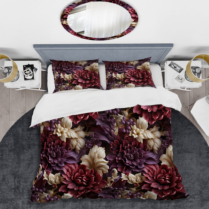 Ensemble de housse de couette Regency, Housse de couette simple + 1 taie décorative stan