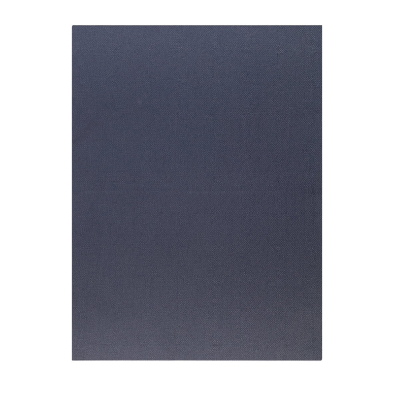 Gray Rectangular PVC and Polyester Office Chair Mat