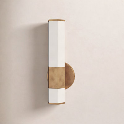 Belden Single Frosted Dimmable LED Bath Sconce
