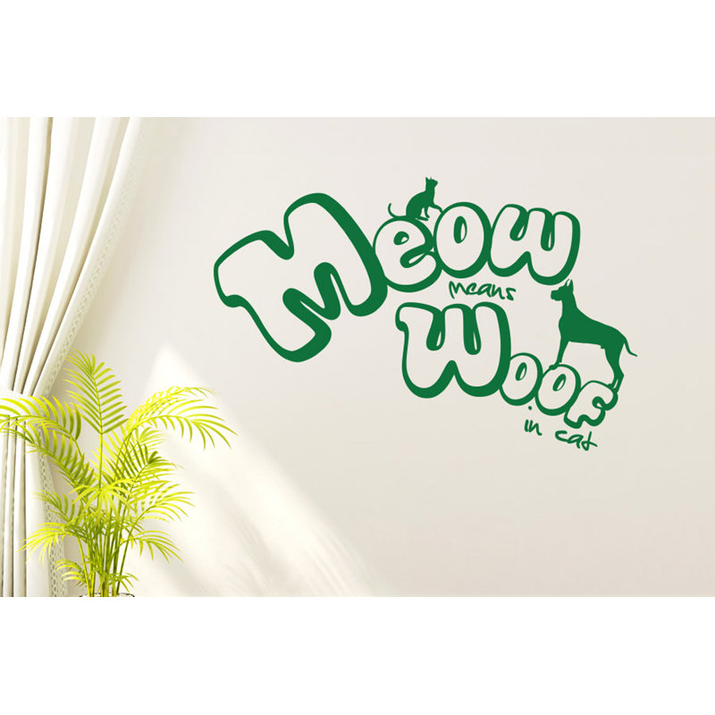 Non-Wall Damaging Wall Decal, Large, Green