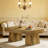 Wooden Dining Table,Rectangular Center Table,Spacious Coffee Table