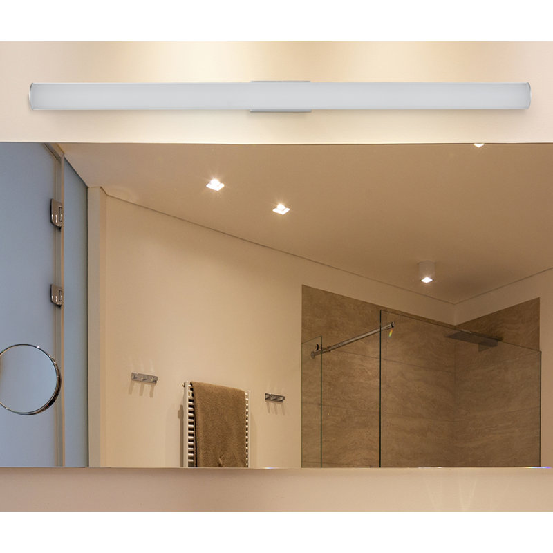 Procyon 36-in Integrated AC LED ETL Certified Bathroom Wall Lighting Fixture, Silver