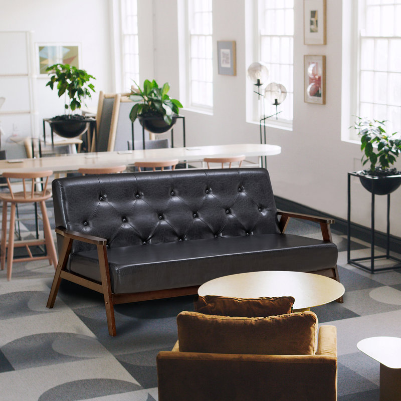 Gallois Faux Leather Sofa