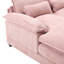 Canapé en chenille moderne avec éponge dense et support en bois massif-1222772928