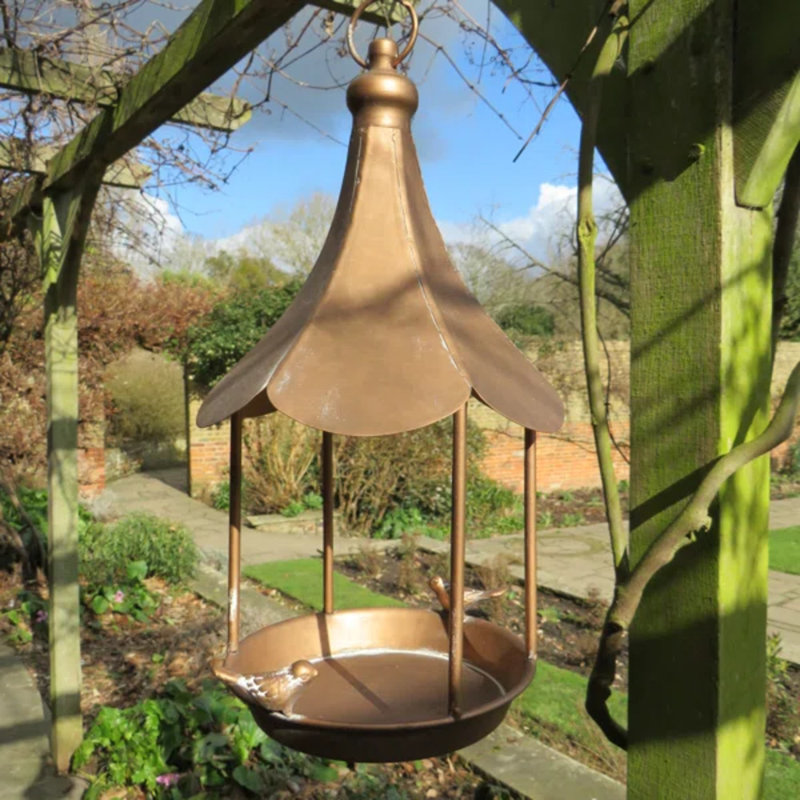 Metal Hanging Decorative Bird Feeder
