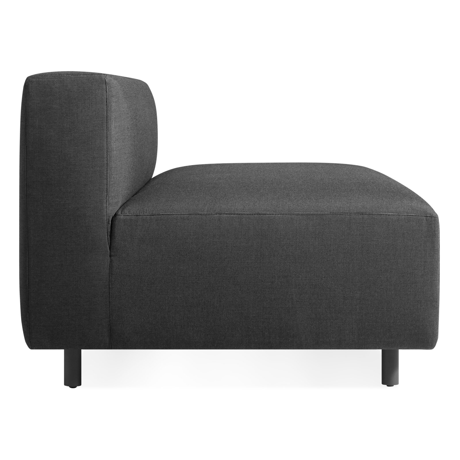 9 Yard 72" Sunbrella® Patio Sofa, Coal Sunbrella