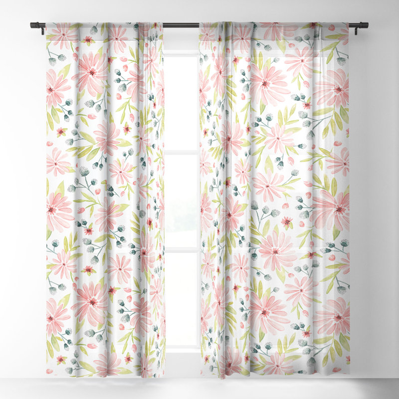 Ensemble de 2 rideaux transparents Heather Dutton Amelia, L 50 po x L 108 po