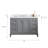 Queen 48" Sink Carrara Quartz Countertop Bath Vanity with Faucet and Mirror-1800087829-1800087834