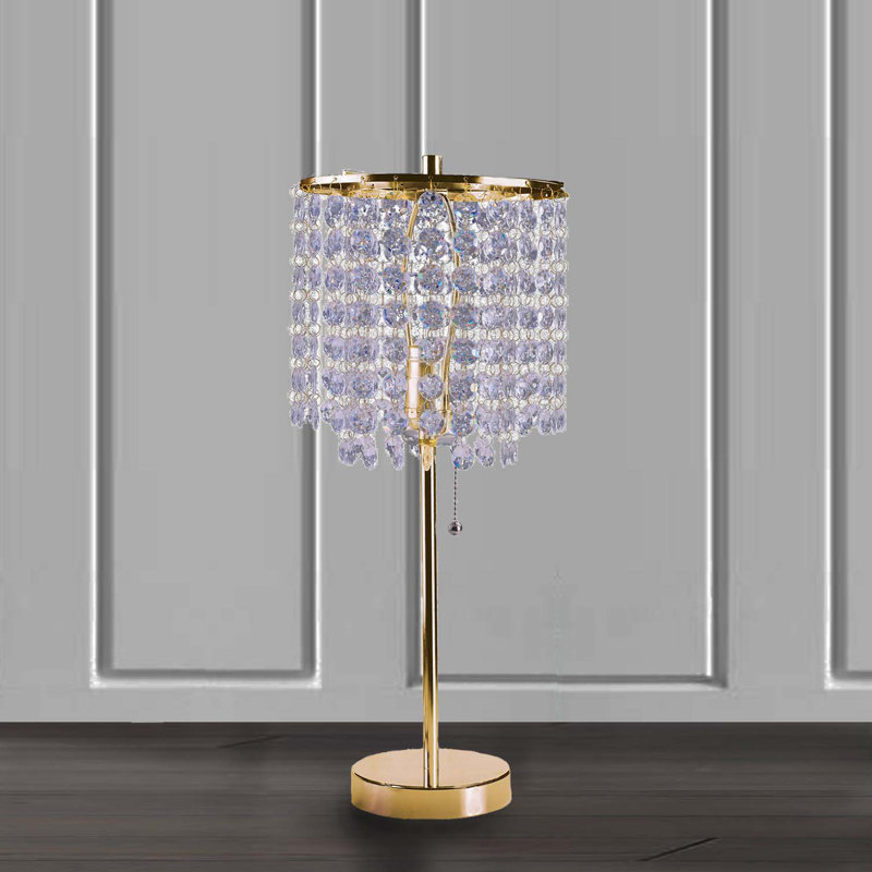 Lampe de chevet Mclea, Doré, 19'' H x 8'' W x 8'' D