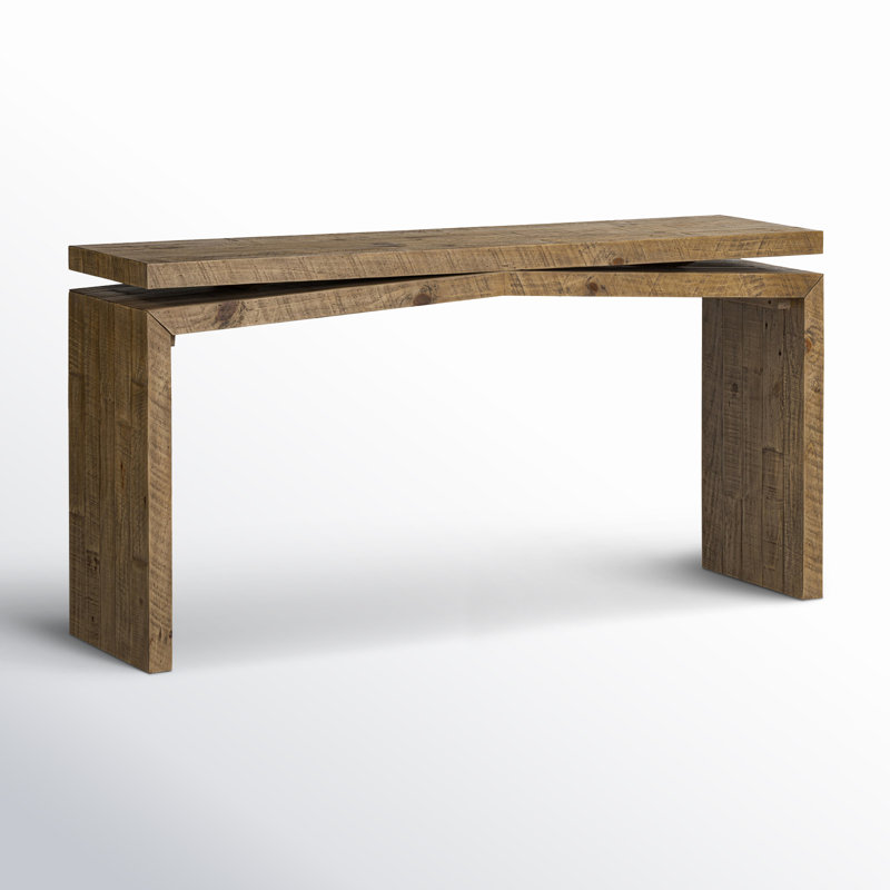 Matthes Solid Wood Console Table, Sierra Rustic Natural, 30.75" H x 60" W x 15" D