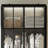 Modern 2-Door Glass Bathroom Linen Cabinet