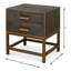 Table de chevet 2 tiroirs Shagreen-59407350