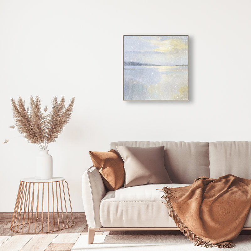 Sun After The Storm Print by Oliver Gal, 31"H x 31"W, Silver Floater Frame