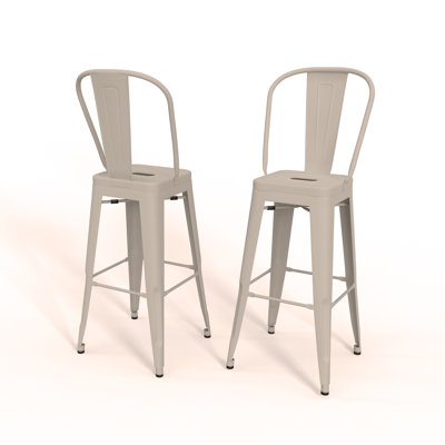 Fletcher - Tabouret de bar en métal 30 po (ensemble de 2)