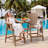 Maybeck 2-Piece Outdoor Adirondack Chair With Table-2142469932