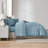 Bed in a Bag Seersucker Diamond Stitch 7 Piece Comforter Set-124623649-124871278