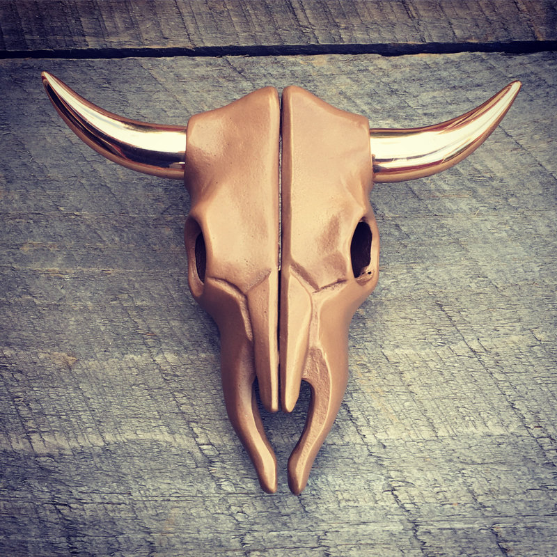 Heurtoir de porte Steer Skull