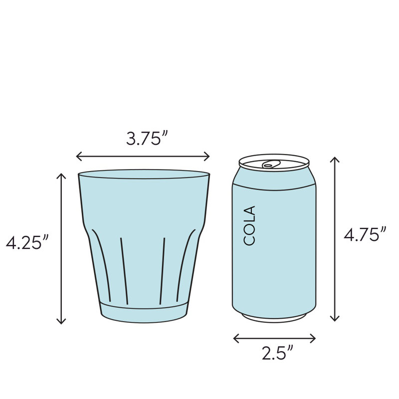 11 oz. Verre à boire