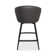 Azelio Swivel Upholstered Counter Stool with Metal Frame