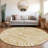 Solstice Gold Washable Indoor-Outdoor Rug - -469537695
