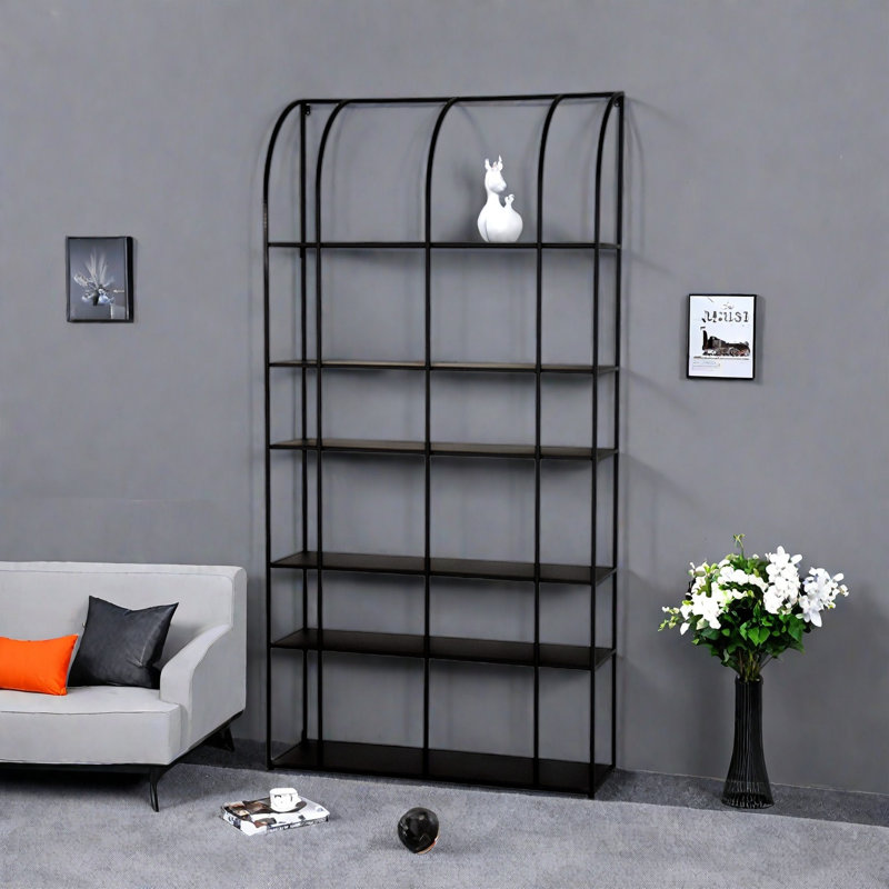 Creative and durable bookcase, (6 Shelves) 78.7" H x 47.2" W x 11.8" D