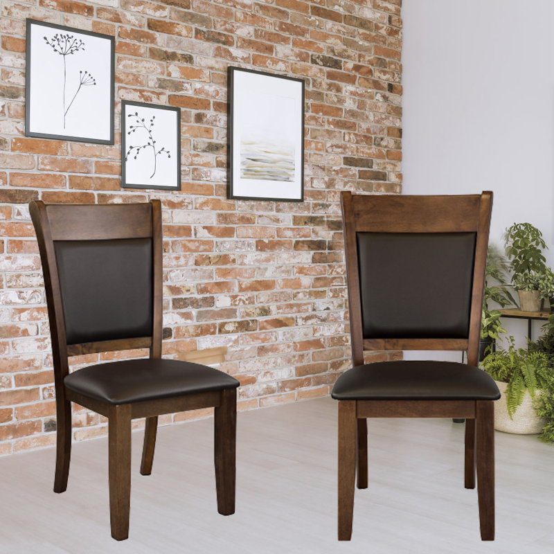 Chaise d'appoint en brun