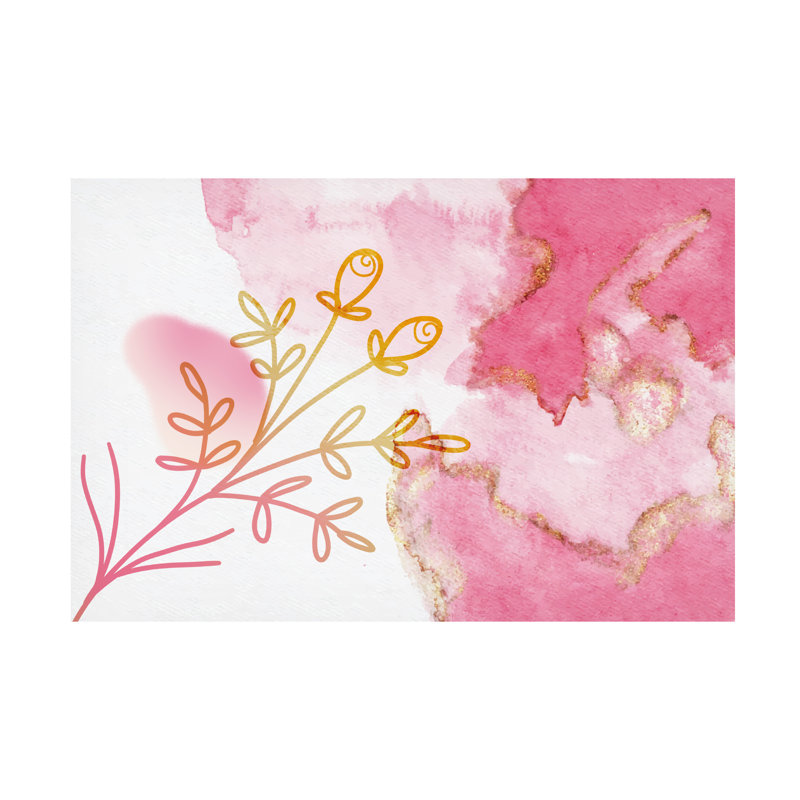 Art sur toile Fadil Roze Bifrac, H 22 po x l 32 po x P 2 po