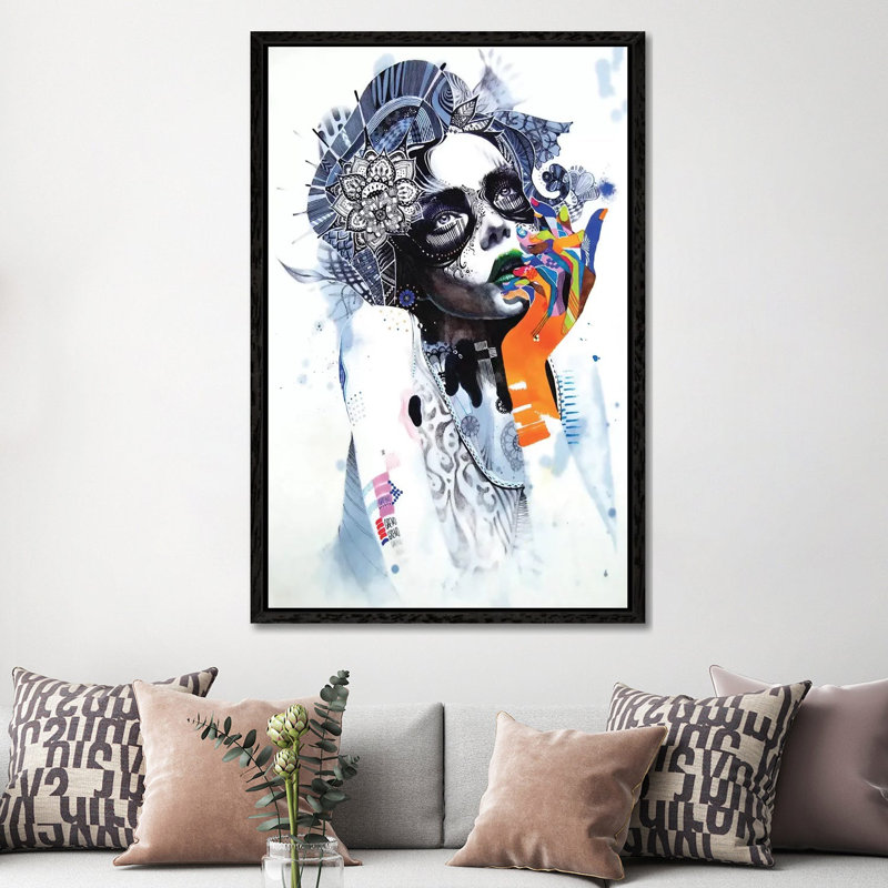 The Dream by Minjae Lee - Print on Canvas, Black Framed, 20.32 cm H x 30.48 cm W