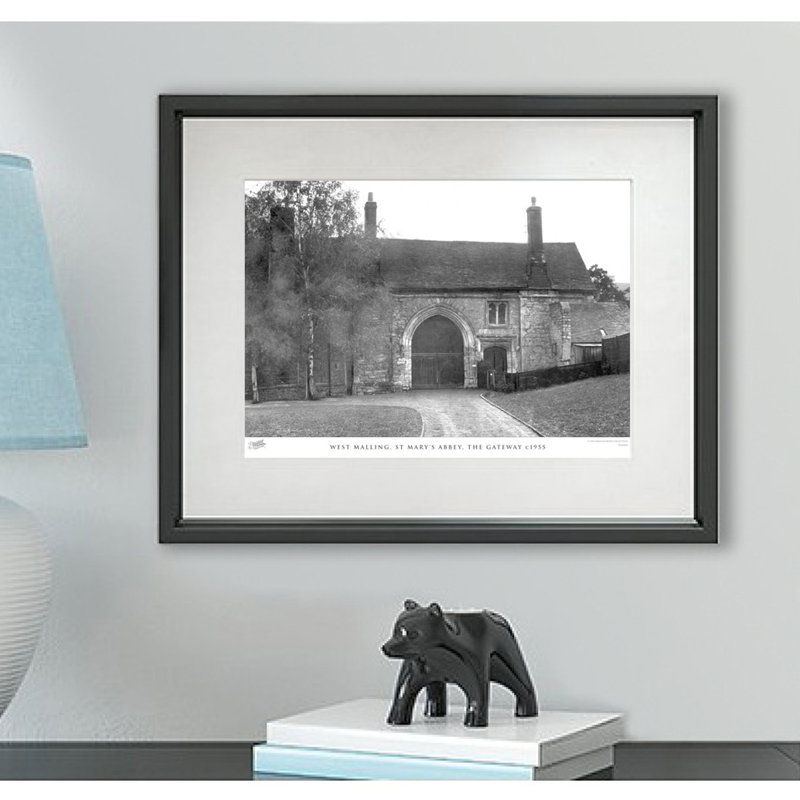 West Malling, St Mary's Abbey, The Gateway C1955 by Francis Frith - Single Picture Frame Print, 60cm H x 80cm W x 2.3cm D
