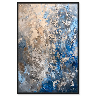 «Eclipse Blue Canvas Elegant Abstracts» par Art Remedy