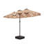 Parasol de marché rectangulaire avec base Arlmont & Co.-1328684943-1325291137