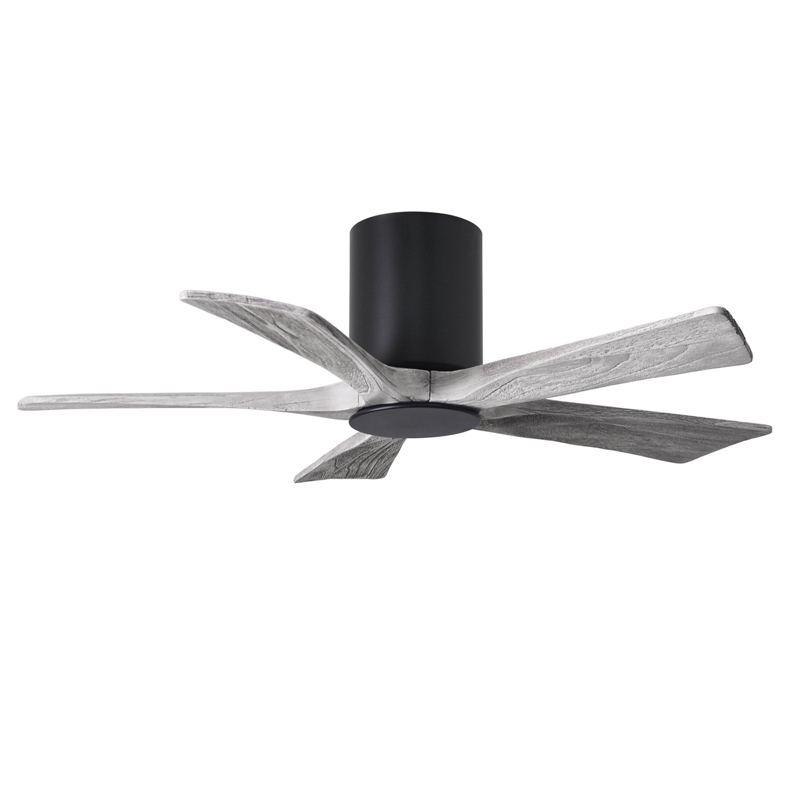 Irene 5 - Blade LED Ceiling Fan with Light Kit Included, Matte Black, Barn Wood Tone, 42"