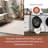 Nia Solid Machine Washable Area Rug for Living Room Bedroom Dining Room Kitchen, Beige-1323026143