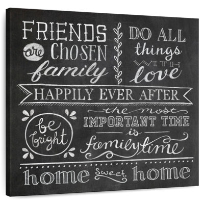 Plaque murale Inspiration tableau noir I