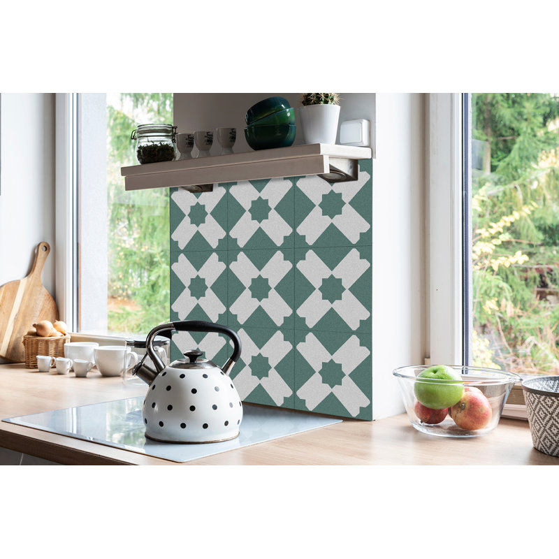 Ishwaq 30cm W x 30cm L Vinyl Peel and Stick Field Tile