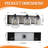 Farmhouse Bathroom Vanity Lighting with Clear Seeded Glass Shades-1642591391