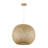 Transitional 1 Light Brass Sphere Pendant