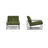  Bo Velvet Fabric Lounge Chair