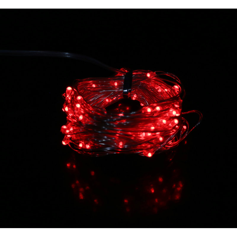 420'' String Lights, Red