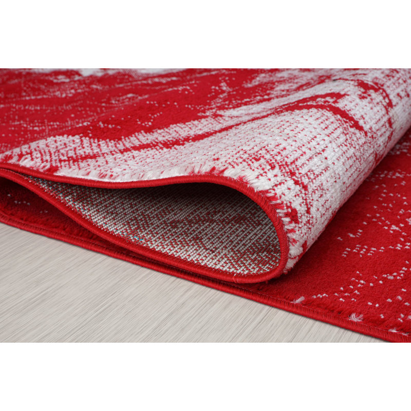 Bertine Abstract Indoor Rug, Rectangle 5'2" x 7'6"