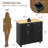 Arnola 39.7" W Kitchen Island Cart-956860544