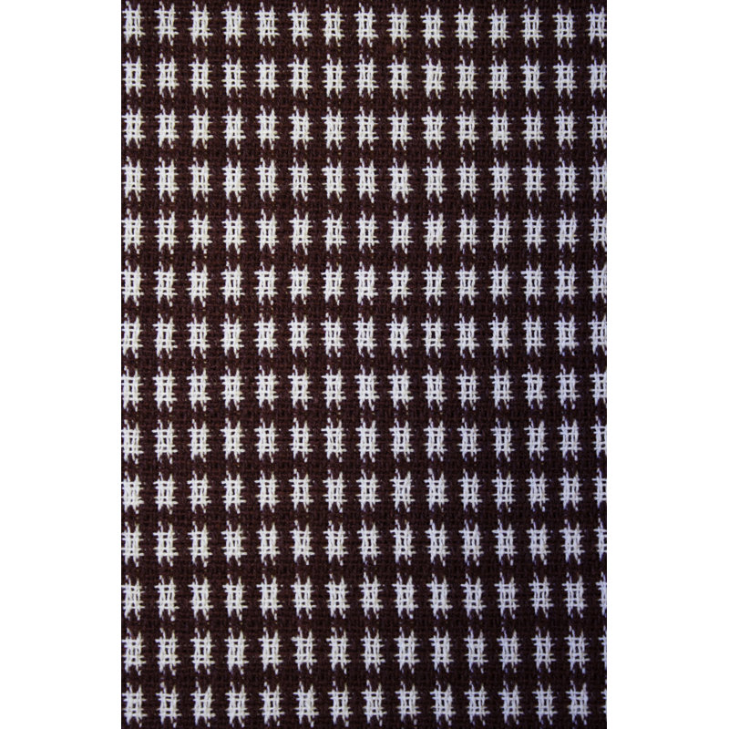 Nappe châtaigne en coton à 100 % Gingham, 84 po x 60 po, Vin