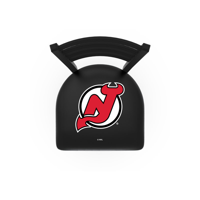 Upholstered Metal Side Chair, New Jersey Devils
