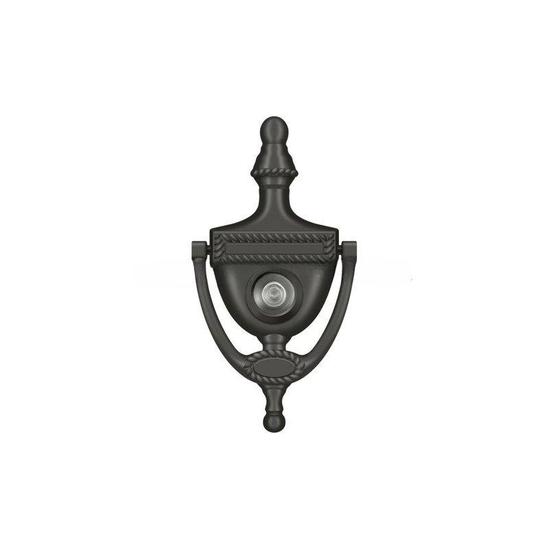 Victorian Brass Door Knocker, Oil Rubbed Bronze