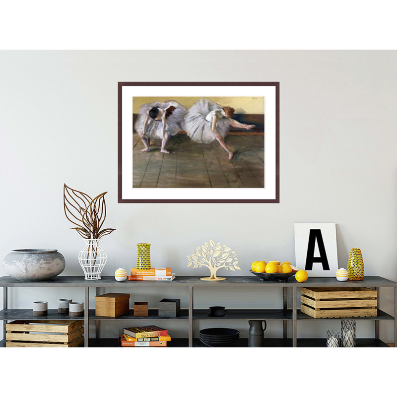 «Dancers» par Edgar Degas, impression giclée sur cadre, H 31,05 po x l 41,5 po