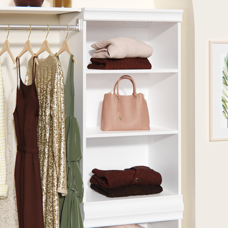 Modular Storage 21.38" W Shelving Unit With 3 Shelves, Set Of 3