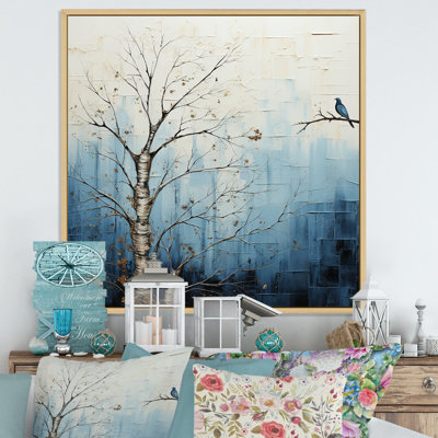 " Minimalism Blue Tree Charm III "